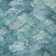 Machine Washable Indoor/Outdoor Xhevrie Teal Rug