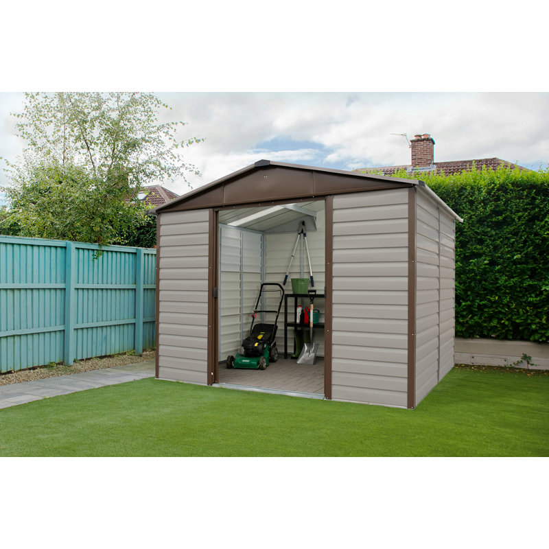 Apex 10 ft. W x 12 ft. D Metal Garden Shed