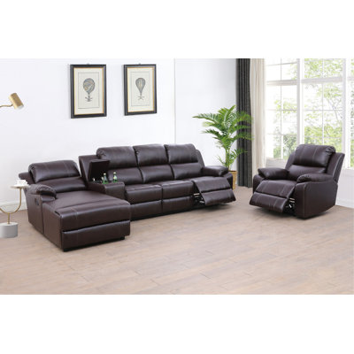Morrin Faux Leather Living Room Set