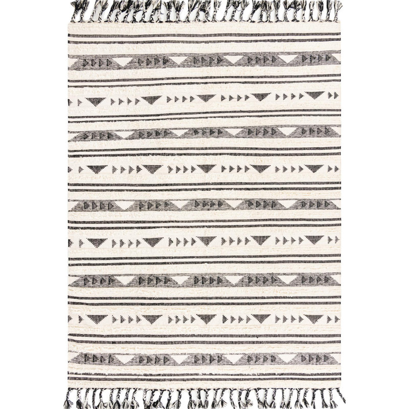 Annunciata Wool Moroccan Indoor Rug, Rectangle 9' x 12'
