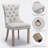 Belmont Button-Tufted Velvet Dining Chair – Premium Fabric & Solid Oak Frame-816771660-816771658-819235530