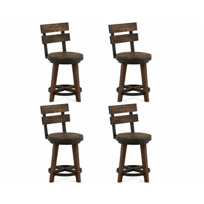 Dutton 30" Round Seat Barstool - Set Of 4