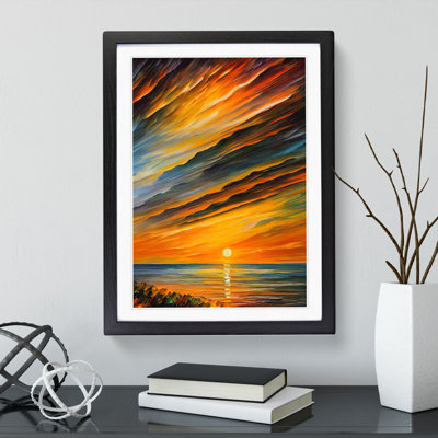 Ocean Sunrise No.1 - Framed Print