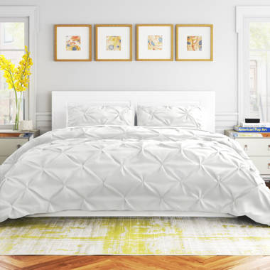 Alloy Pin Tuck Duvet Cover - On Sale - Bed Bath & Beyond - 17414852