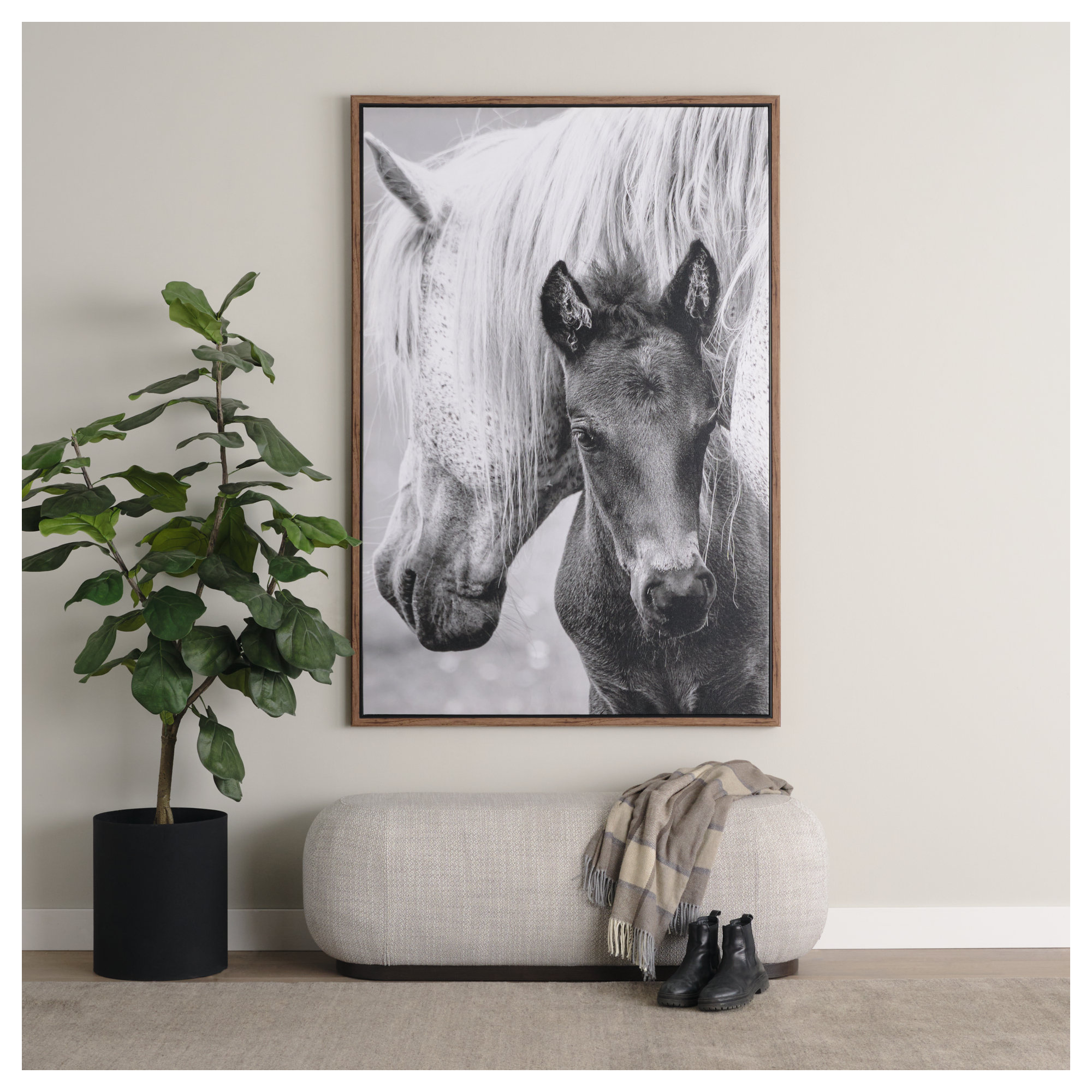 Philbrick Bench, Dark Brown, Gray