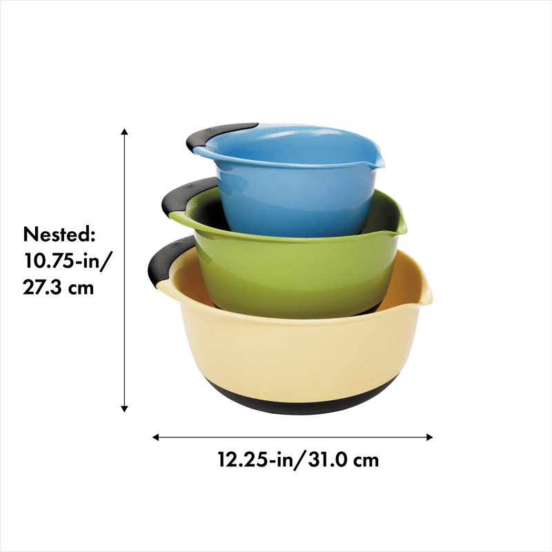 Good Grips 3 Piece Mixing Bowl Set