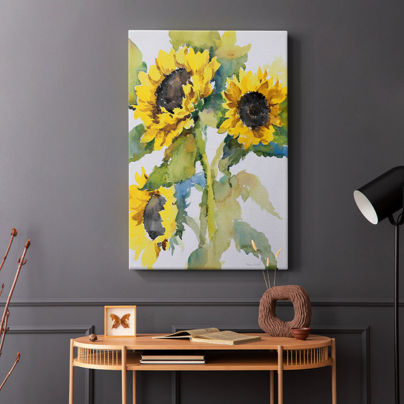 Sun Days III -Galery Enveloppé Cavas, H 36 po x l 24 po