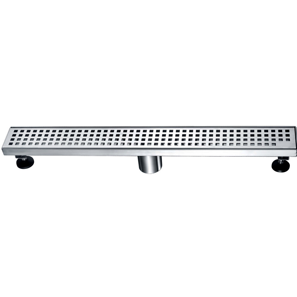 Brisbane River  24 Inch Long Stainless Steel  Linear Floor Shower Drain Dawn USA