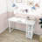 Nikolaos Medium Desk W/ Shelves K/D-69121982
