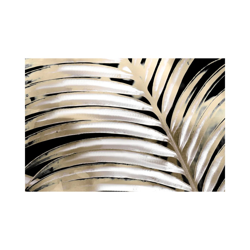 Palm Gild by Kimberly Allen - Wrapped Canvas Print, 20.32 cm H x 30.48 cm W