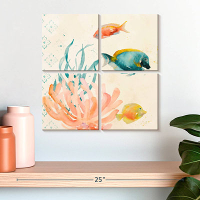 Mélange de sarcelle tropical corail Brampt II