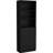 Contemporary Living Room In Black With Functional And Stylish Bookcases For Homes 2 : Slim & 2-Door Elegance