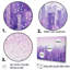 «Lilac Layers Skyscrapers Urban Horizon I» sur toile-97036507-134420785