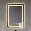 Miroir de salle de bain simple à DEL en cristal poli pour salle de bain-1495051095-1495051092