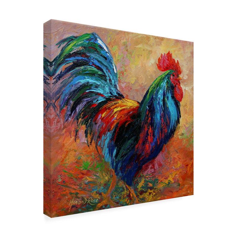 Décoration murale d'extérieur Albalat Mr T Rooster, L 14 po x H 14 po