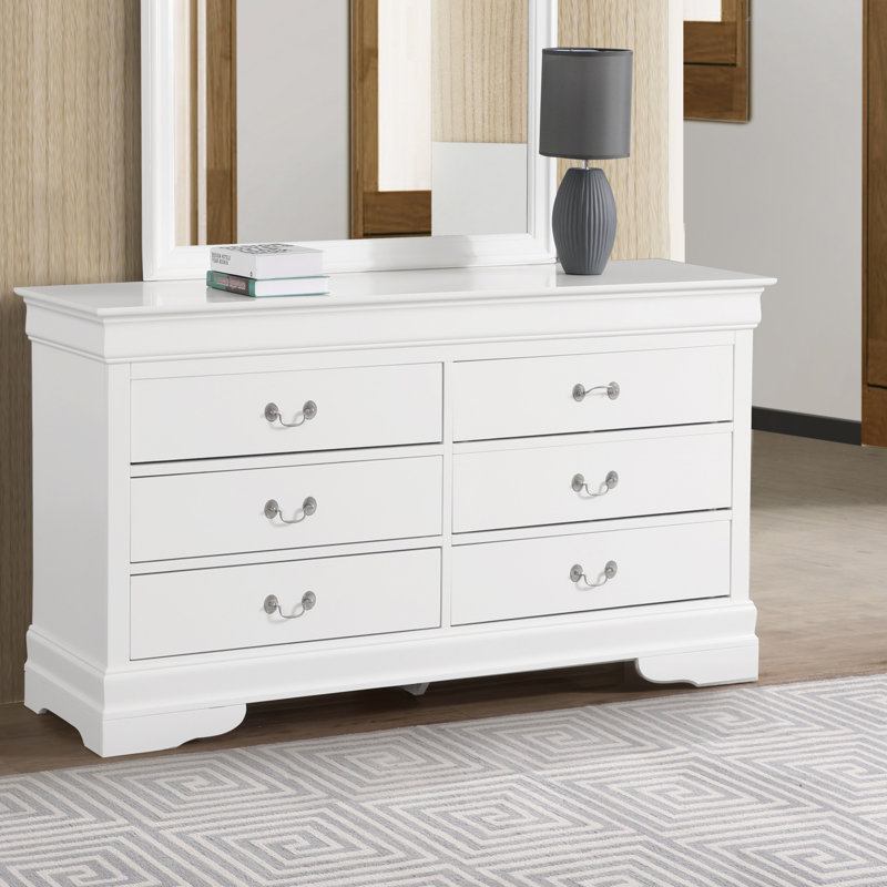 Commode Louis Phillipe G3190-D, Blanc