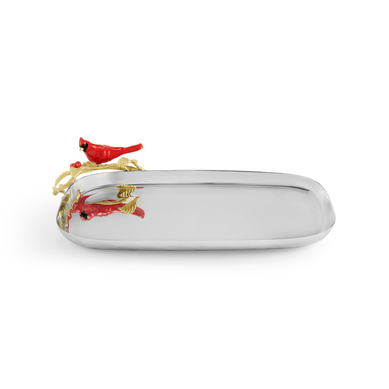 Cardinal Aluminum Decorative Tray