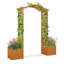 Boîte à fleurs en bois 6 pi x 1,5 pi Suna-1754997379
