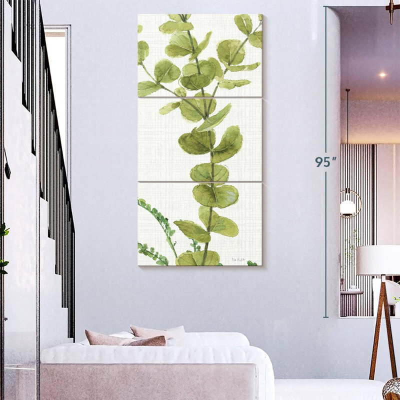 Mixed Greens LXIV, 80" H x 39" W