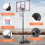 Panier de basketball portatif pleine grandeur-123499067