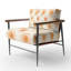 Chaise d'appoint Starburst - chaise avec accoudoirs boho sun minimal orange-187901562