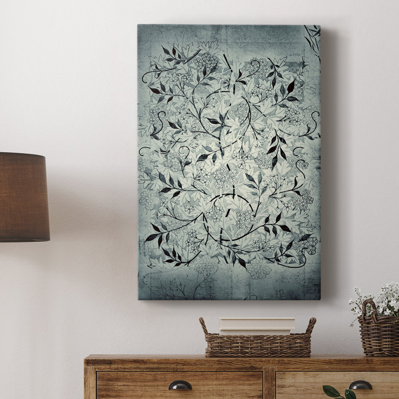 Reproduction abstraite rétro CLxxxviii - galerie enveloppée de cavas, H 60 po x l 40 po