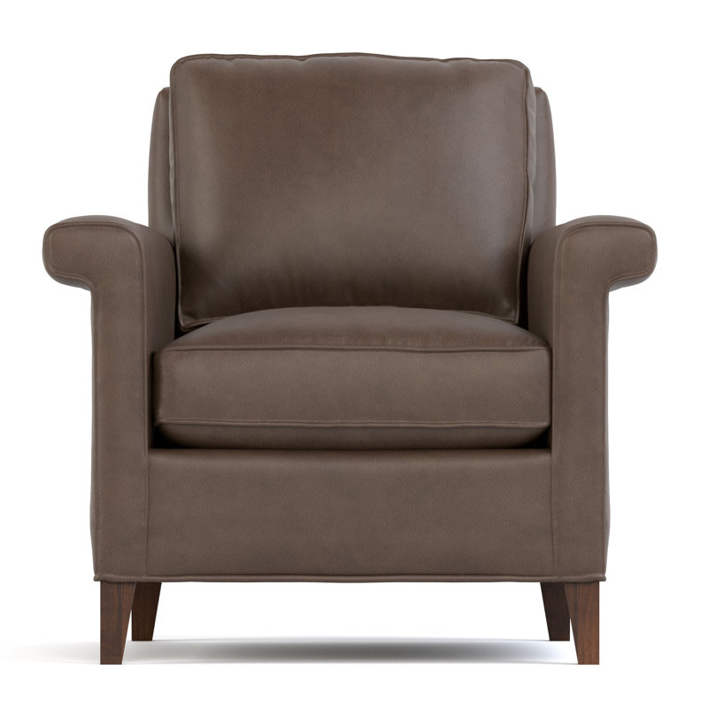 Belleville Club Chair, Alameda Cork Genuine Leather