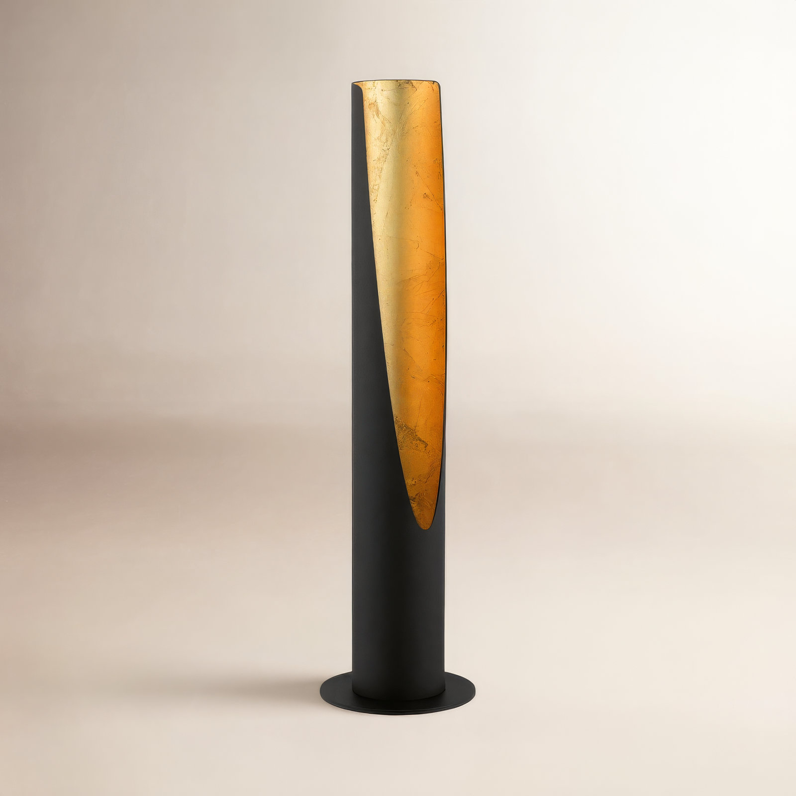 Axis Torchiere Table Lamp, Black/Gold