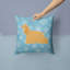Coussin intérieur/extérieur en flocons d’hiver-32011285