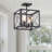 Harlon Glass Semi Flush Mount