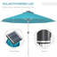 Braelyn 293cm Lighted Market Parasol-1076360653