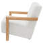 Fauteuil d'appoint rembourré Paquet Boucle ivoire-745681905-745681904