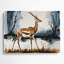 Faune, art mural gris Gerenuk-584913625