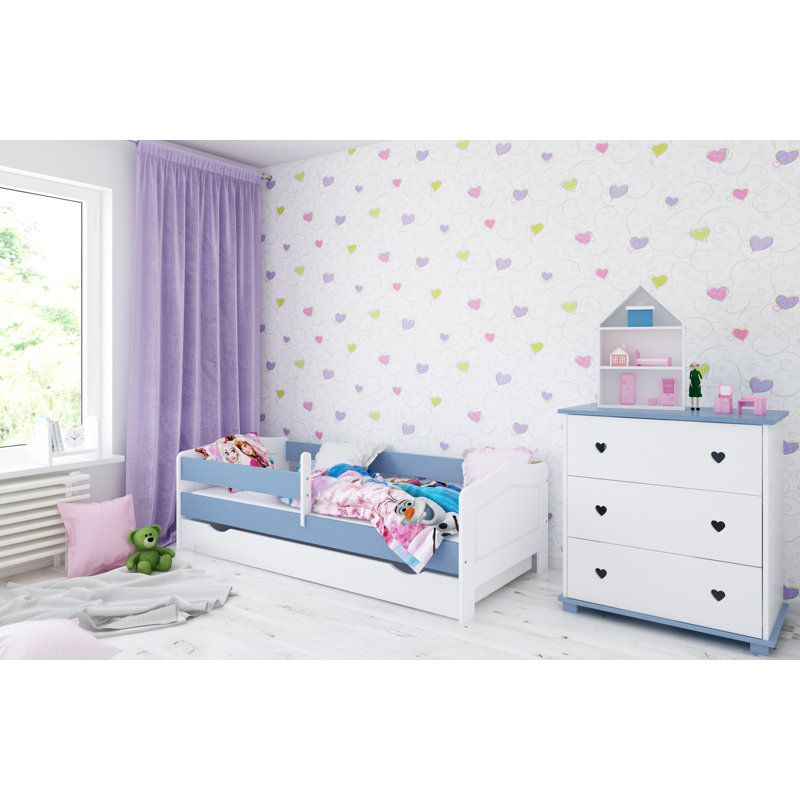 Kaiser Cabin Bed with Storage Included, European Toddler (80 x 180 cm), Blue