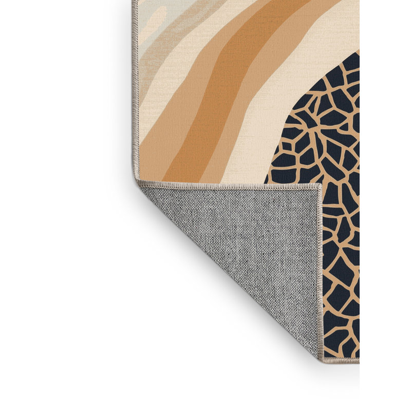Tapis lavable à la machine Pacchiana, 5 x 7