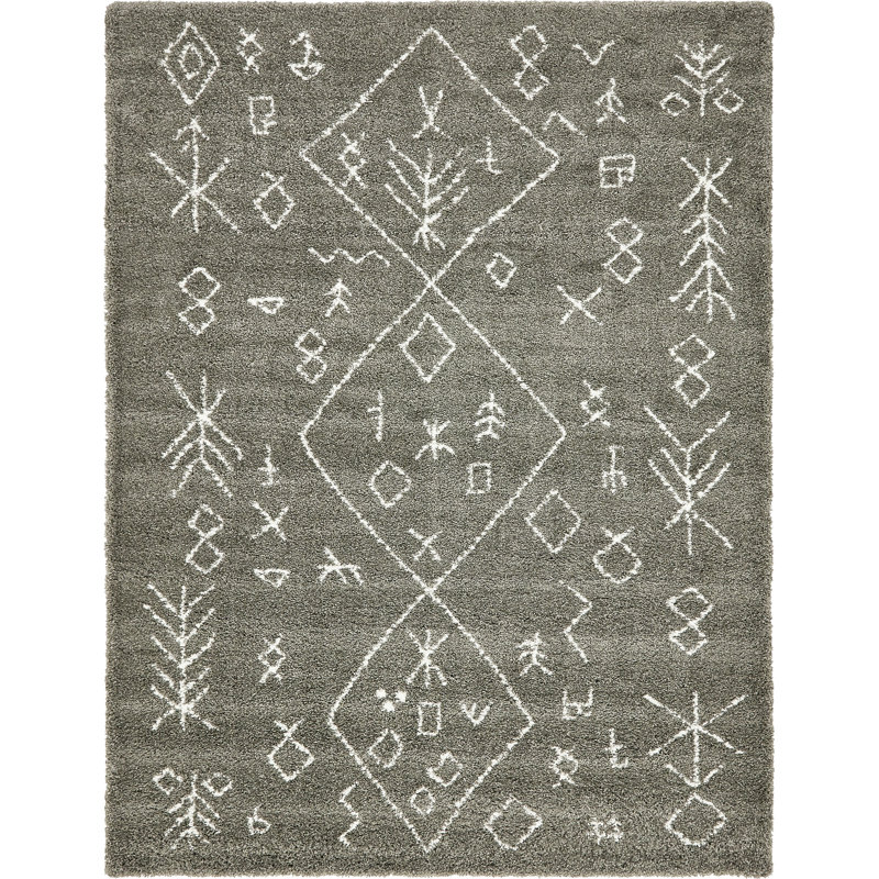 Southwestern Shag Area Rug, Rectangle 152 x 244cm