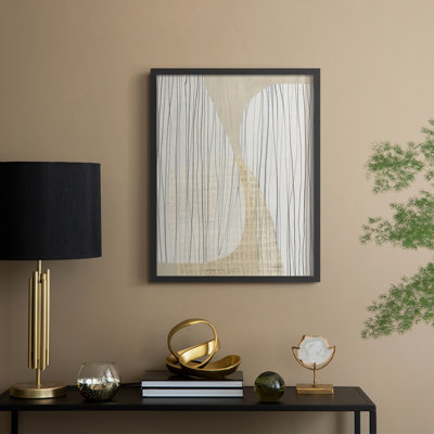Papier pierre I, reproduction encadrée - bois massif