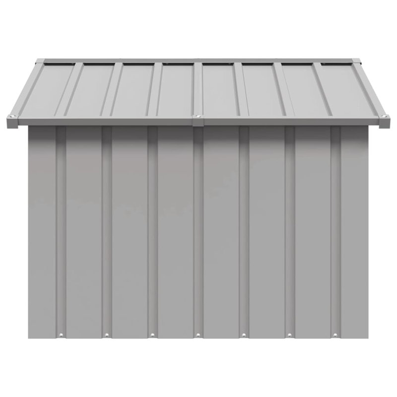 Huddersfield Dog Hutch, 116.5cm W x 103cm H x 81.5cm D, Grey