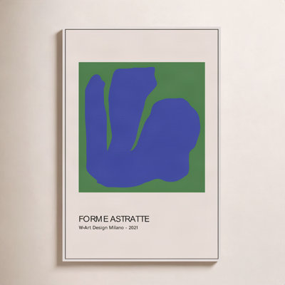 Forme Astratte Blue & Green by Romina Gadler