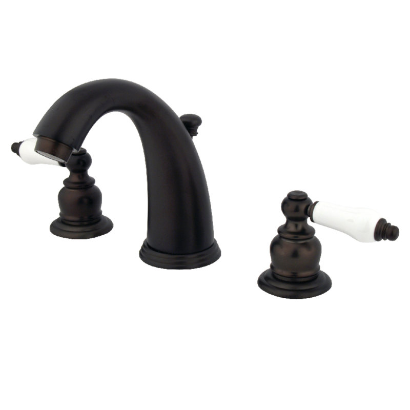 Robinet de salle de bain espacé avec ensemble de drain English Country, Bronze huilé