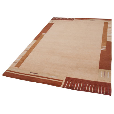 Cheviotdale Hand-Knotted Wool Brown Rug
