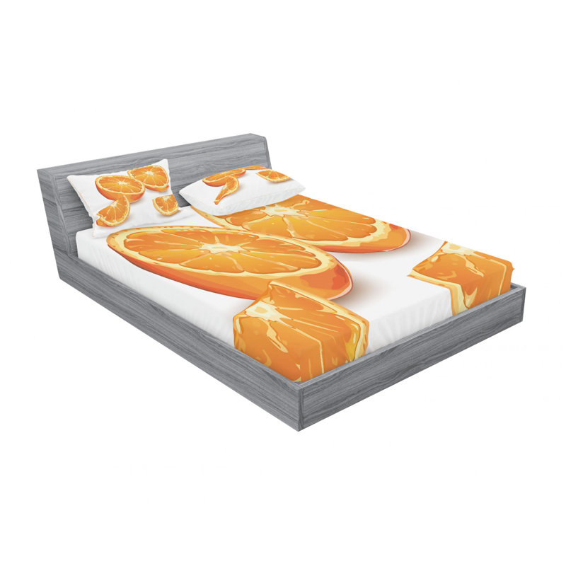 Microfiber Sheet Set, Queen Sheet Set + Fitted Sheet + 2 Pillowcases
