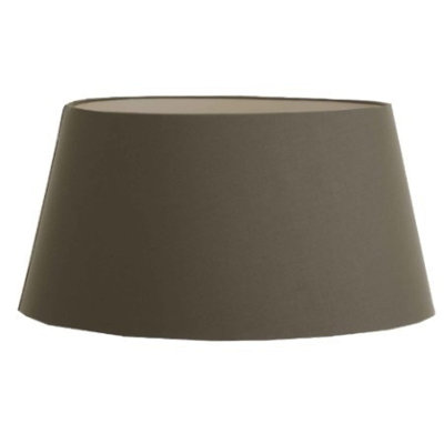 23cm H Linen Oval Lamp Shade ( Screw On )