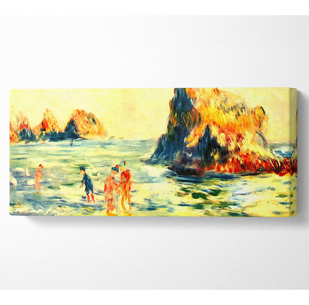 Renoir Rock Cliffs In Guernsey - Kunstdrucke auf Leinwand