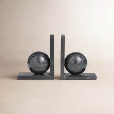 Orb Geometric Bookends