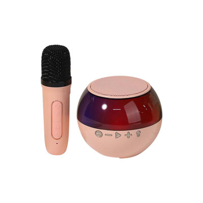 Bluetooth Audio Multi Color Subwoofer Wireless Bluetooth Speaker Transparent Outdoor Portable Microphone Sound K Song