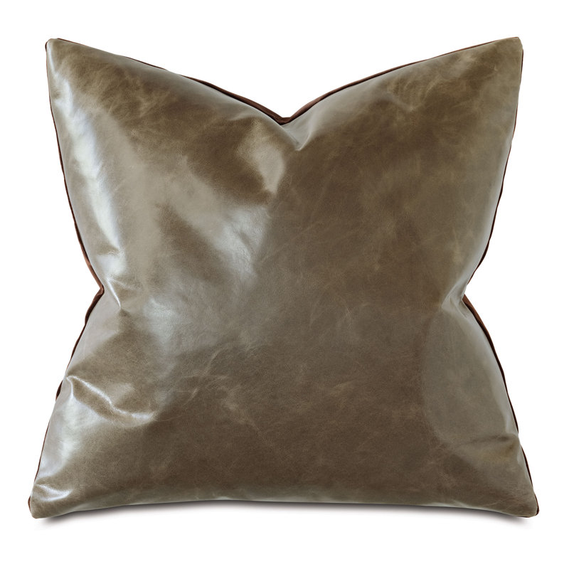 Tudor Square Pillow Cover & Insert, Cocoa