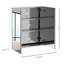 Armoire de salle de bain avec miroir en acier inoxydable 24 po x 26 po - pour ranger des articles de toilette et des accessoires efficaces