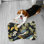 Aviary Flowers - 1 Piece Bone Shape Feeding Mat