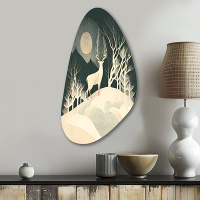 Haridutt - Animal Landscape Fall Shape Assymterical Metal Wall Art